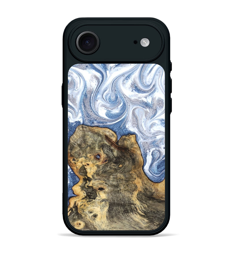 iPhone 17 Air Wood Phone Case - Brianna (Blue, 820159)