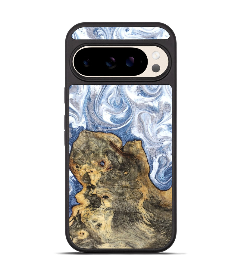 Pixel 10 Pro Wood Phone Case - Brianna (Blue, 820159)