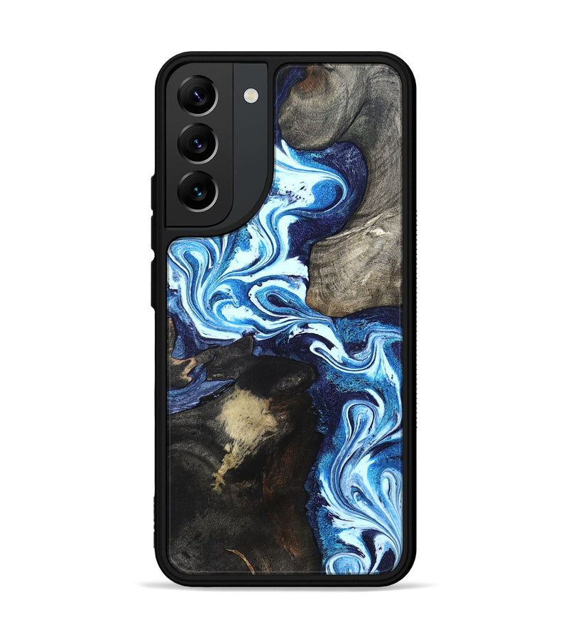Galaxy S22 Plus Wood Phone Case - Flossie (Blue, 820160)