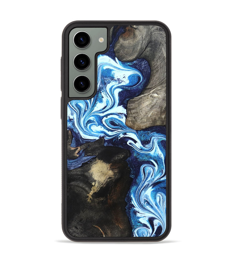 Galaxy S23 Plus Wood Phone Case - Flossie (Blue, 820160)