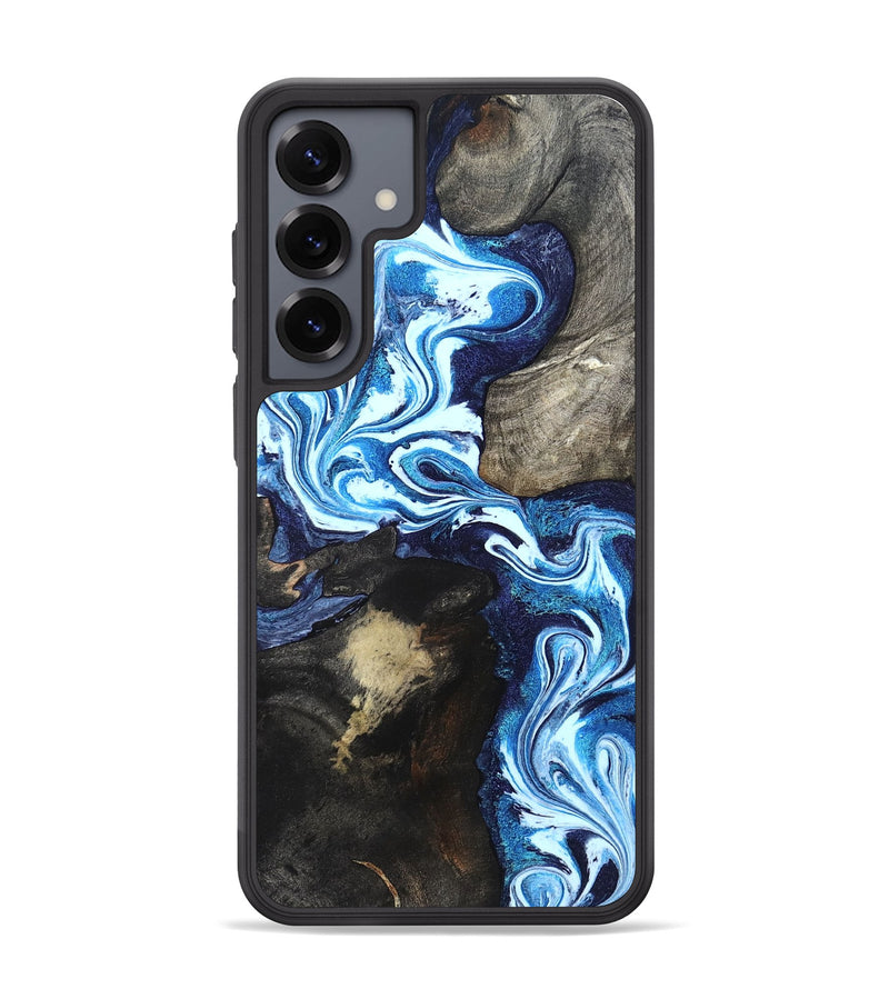Galaxy S25 Plus Wood Phone Case - Flossie (Blue, 820160)