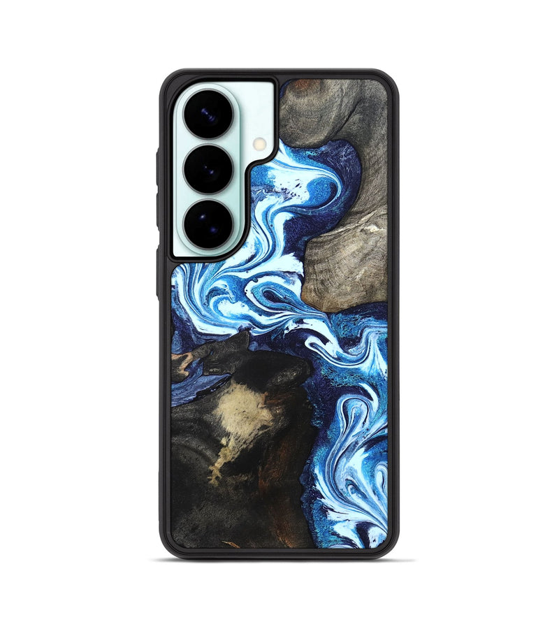 Galaxy S26 Wood Phone Case - Flossie (Blue, 820160)