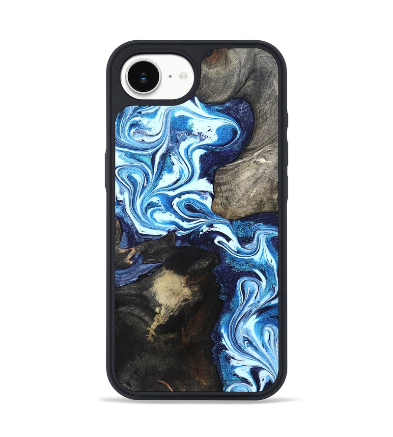 iPhone 16e Wood Phone Case - Flossie (Blue, 820160)