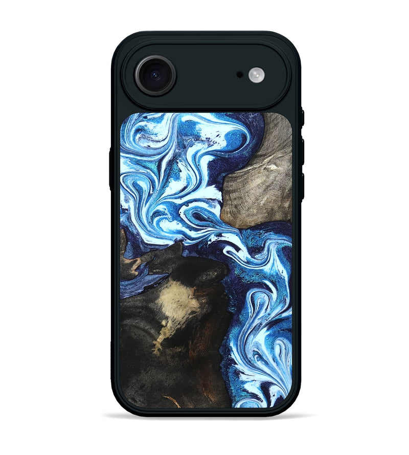 iPhone 17 Air Wood Phone Case - Flossie (Blue, 820160)