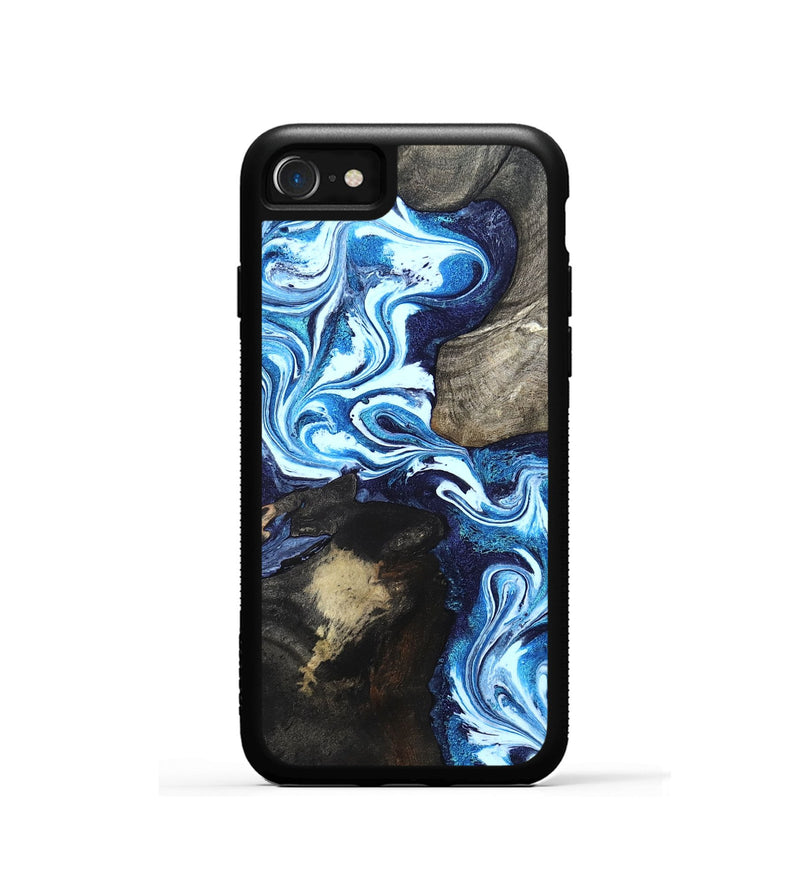 iPhone SE Wood Phone Case - Flossie (Blue, 820160)