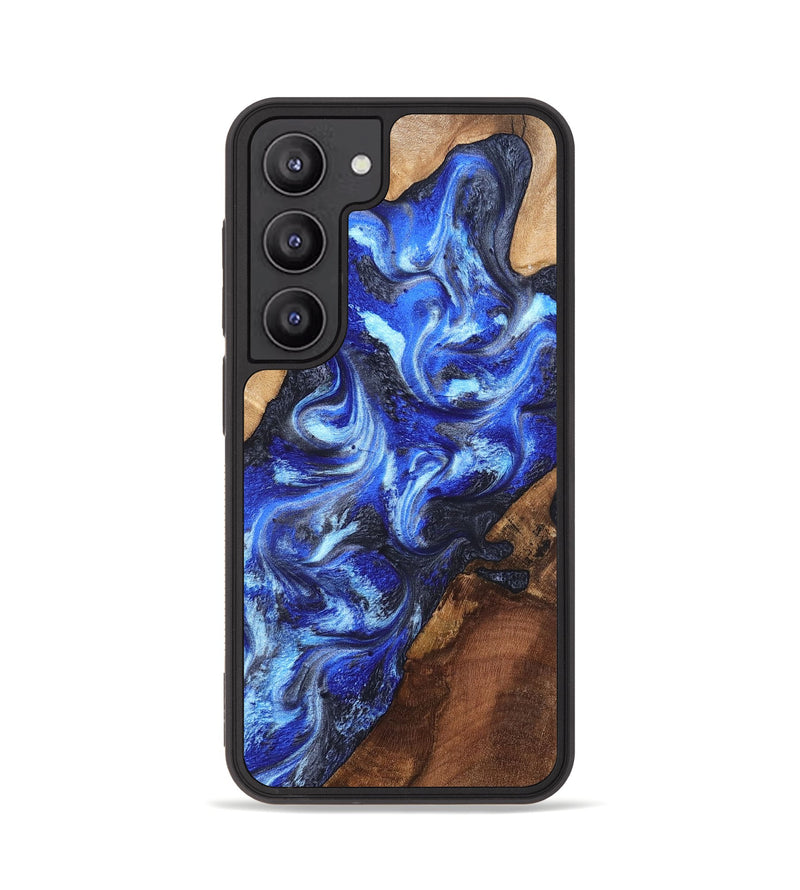 Galaxy S23 Wood Phone Case - Emile (Blue, 820161)