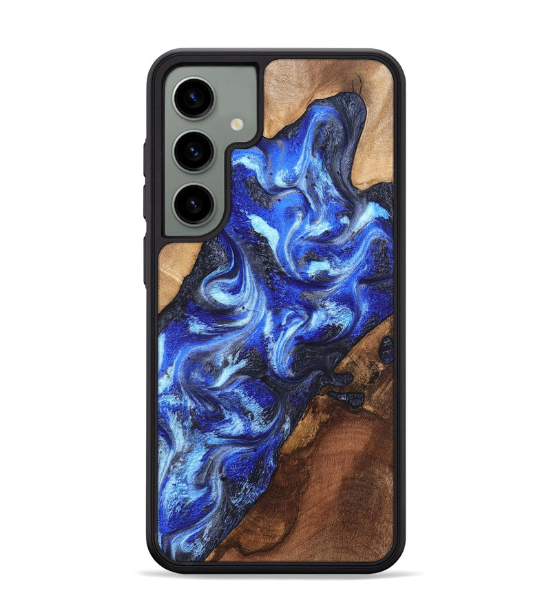 Galaxy S24 Plus Wood Phone Case - Emile (Blue, 820161)