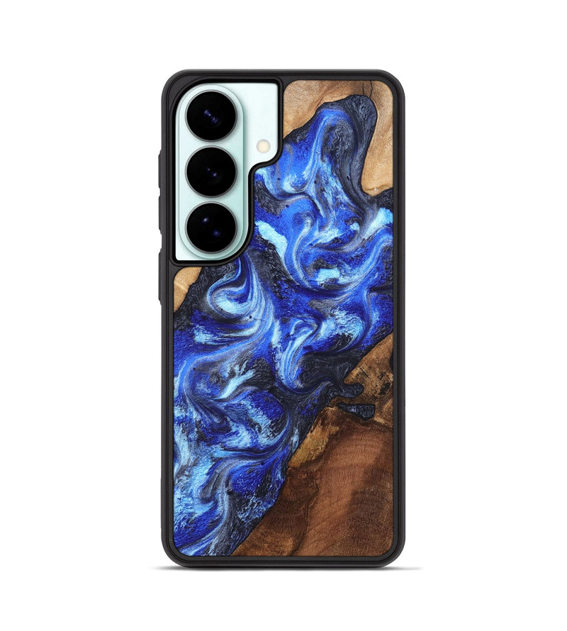 Galaxy S26 Wood Phone Case - Emile (Blue, 820161)