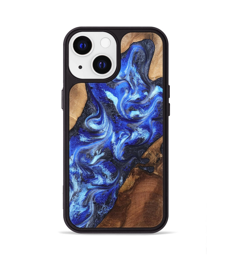 iPhone 13 Wood Phone Case - Emile (Blue, 820161)