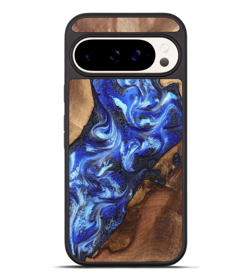 Pixel 9 Pro XL Wood Phone Case - Emile (Blue, 820161)