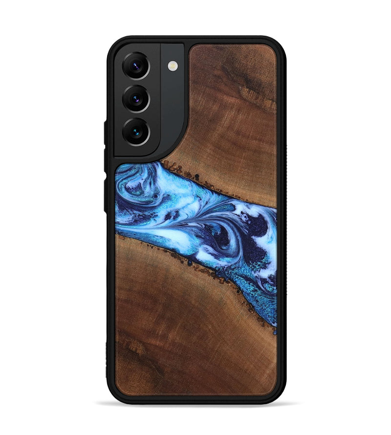 Galaxy S22 Plus Wood Phone Case - King (Blue, 820162)