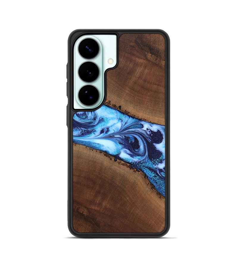 Galaxy S26 Wood Phone Case - King (Blue, 820162)