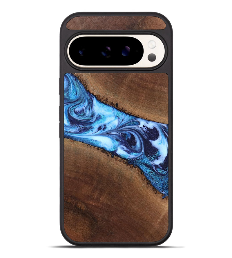 Pixel 9 Pro XL Wood Phone Case - King (Blue, 820162)