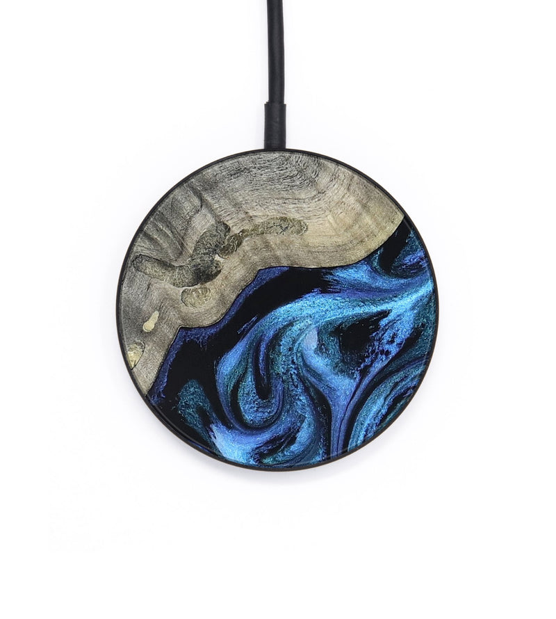 Circle Wood Wireless Charger - Yehuda (Blue, 820163)