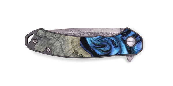 EDC Wood Pocket Knife - Yehuda (Blue, 820163)