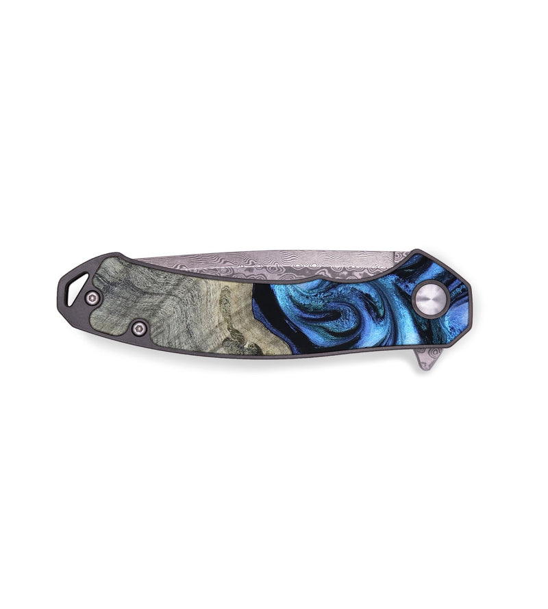 EDC Wood Pocket Knife - Yehuda (Blue, 820163)