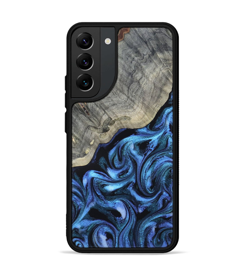 Galaxy S22 Plus Wood Phone Case - Yehuda (Blue, 820163)