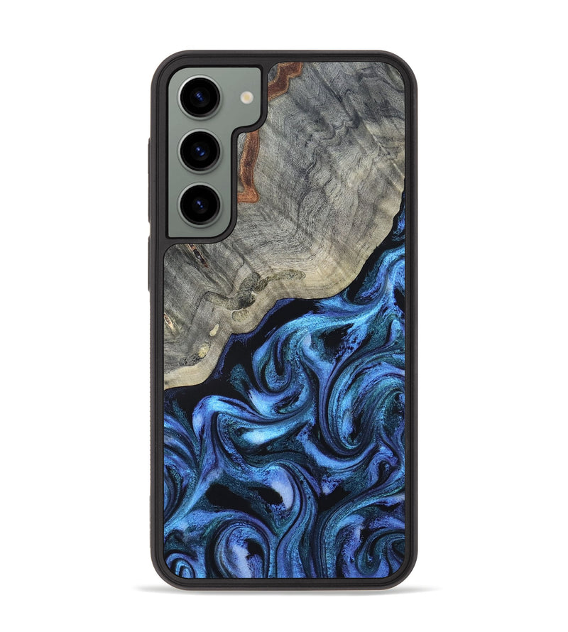 Galaxy S23 Plus Wood Phone Case - Yehuda (Blue, 820163)