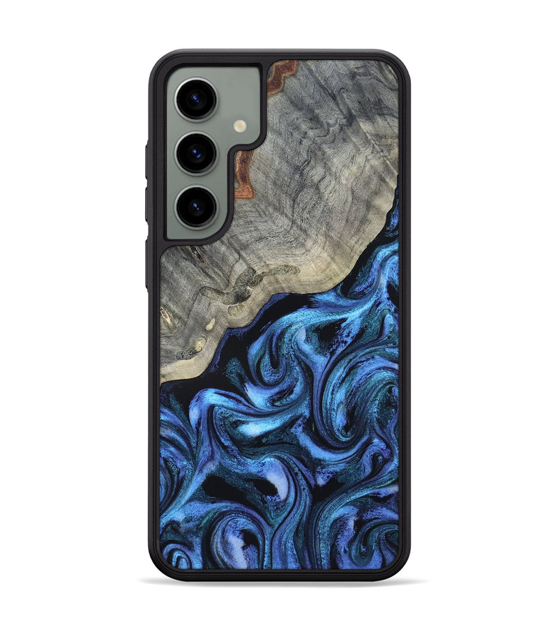 Galaxy S24 Plus Wood Phone Case - Yehuda (Blue, 820163)