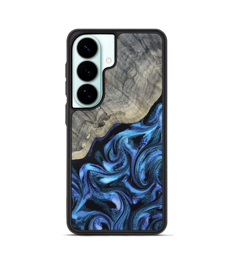 Galaxy S26 Wood Phone Case - Yehuda (Blue, 820163)