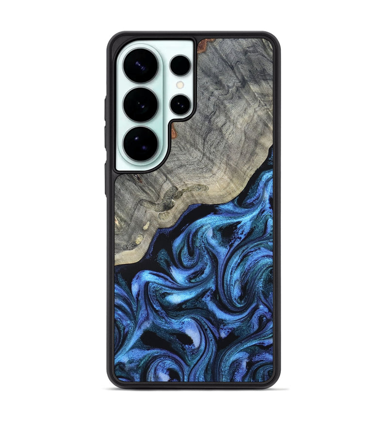 Galaxy S26 Ultra Wood Phone Case - Yehuda (Blue, 820163)