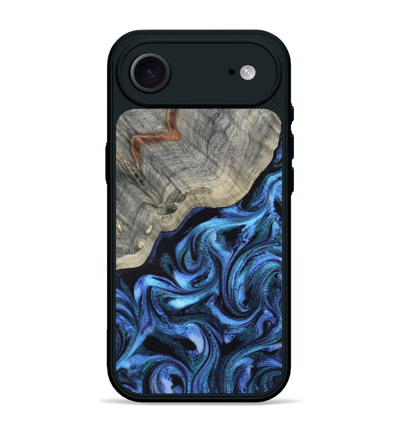 iPhone 17 Air Wood Phone Case - Yehuda (Blue, 820163)