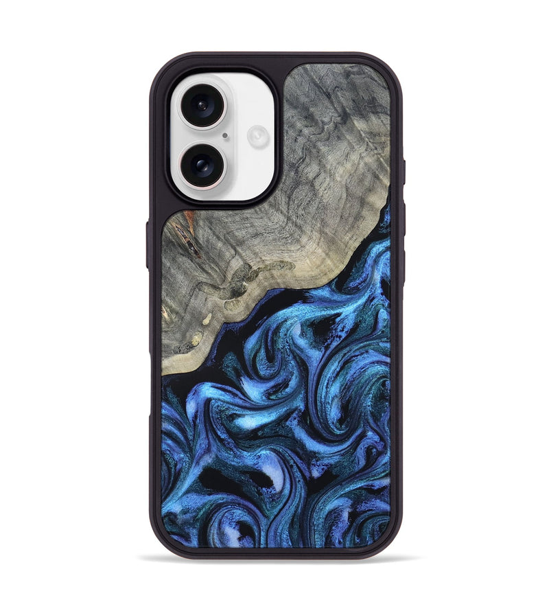 iPhone 17 Wood Phone Case - Yehuda (Blue, 820163)