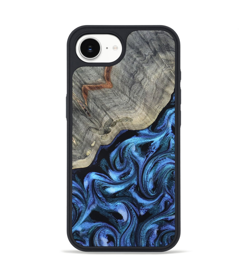 iPhone 17e Wood Phone Case - Yehuda (Blue, 820163)