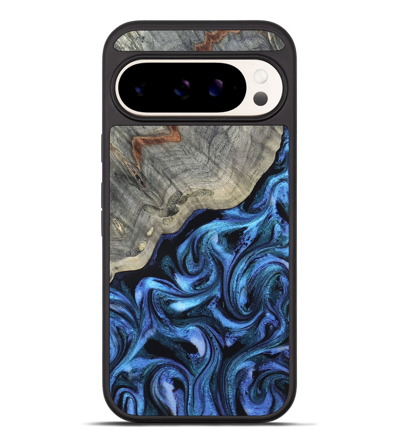 Pixel 10 Pro XL Wood Phone Case - Yehuda (Blue, 820163)
