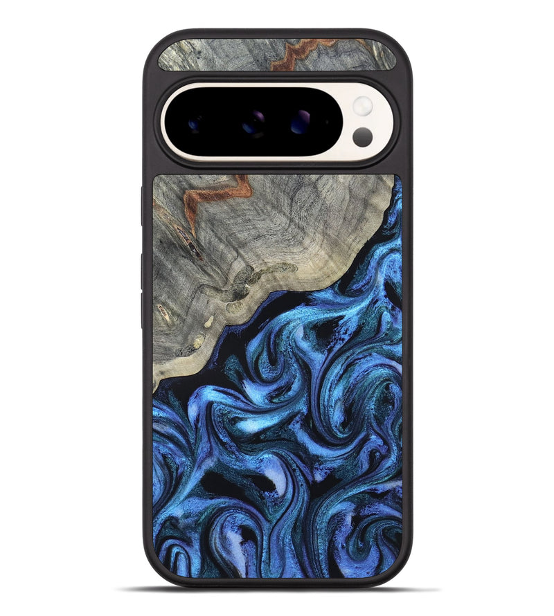 Pixel 9 Pro XL Wood Phone Case - Yehuda (Blue, 820163)