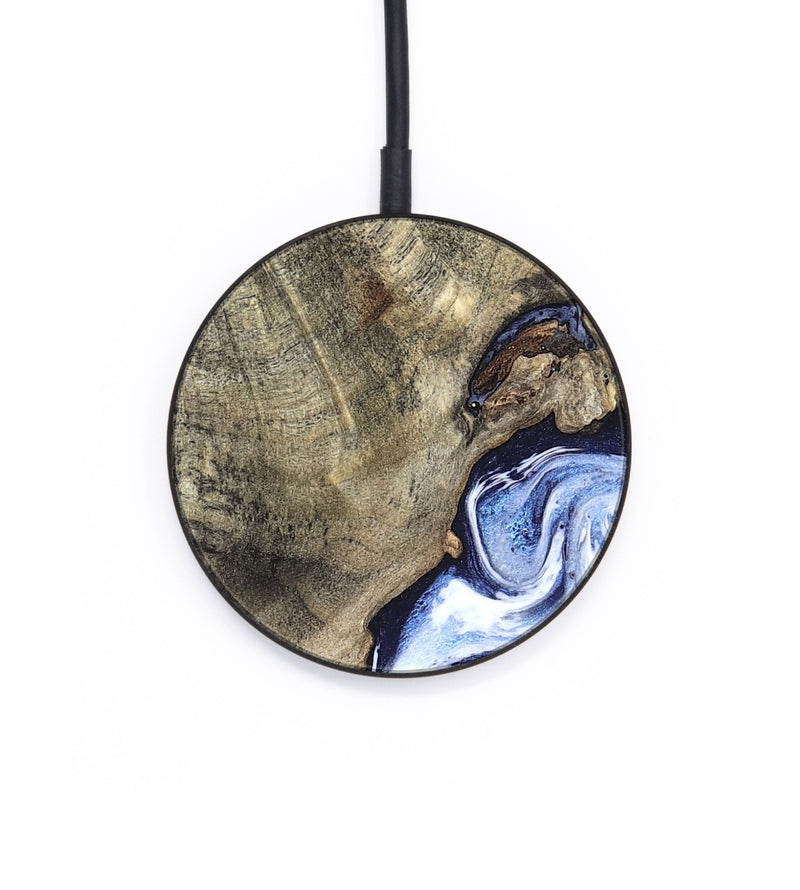 Circle Wood Wireless Charger - Darci (Blue, 820165)