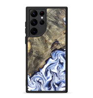 Galaxy S22 Ultra Wood Phone Case - Darci (Blue, 820165)
