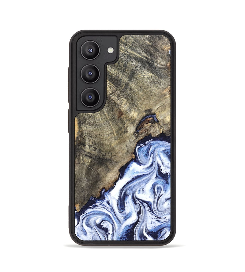 Galaxy S23 Wood Phone Case - Darci (Blue, 820165)