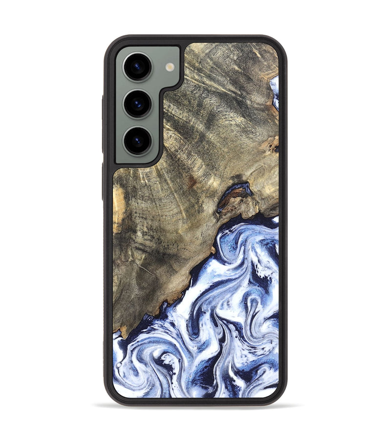 Galaxy S23 Plus Wood Phone Case - Darci (Blue, 820165)