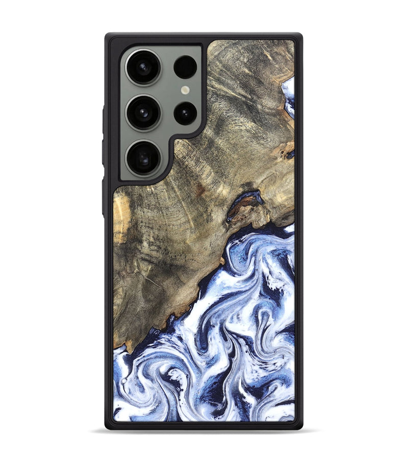 Galaxy S24 Ultra Wood Phone Case - Darci (Blue, 820165)