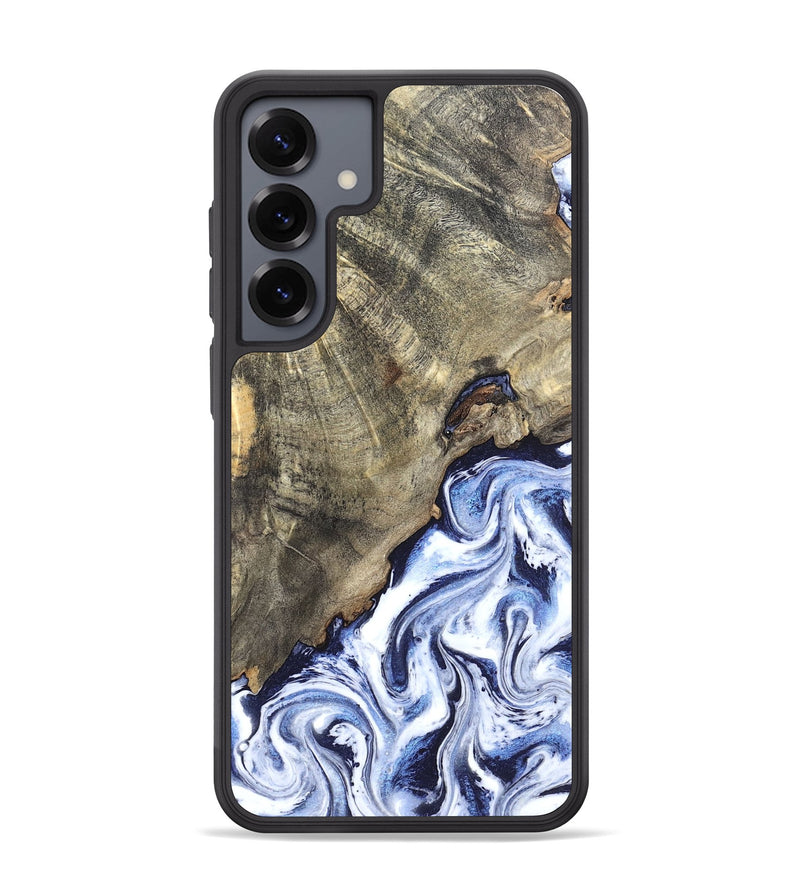 Galaxy S25 Plus Wood Phone Case - Darci (Blue, 820165)