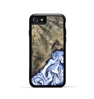 iPhone SE Wood Phone Case - Darci (Blue, 820165)