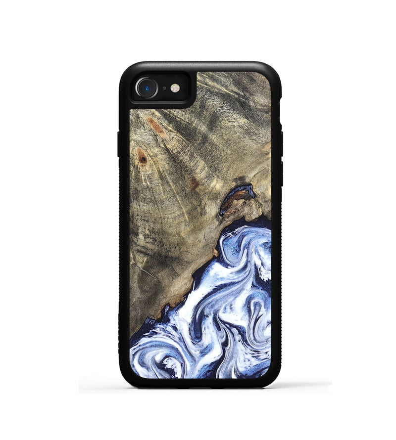 iPhone SE Wood Phone Case - Darci (Blue, 820165)