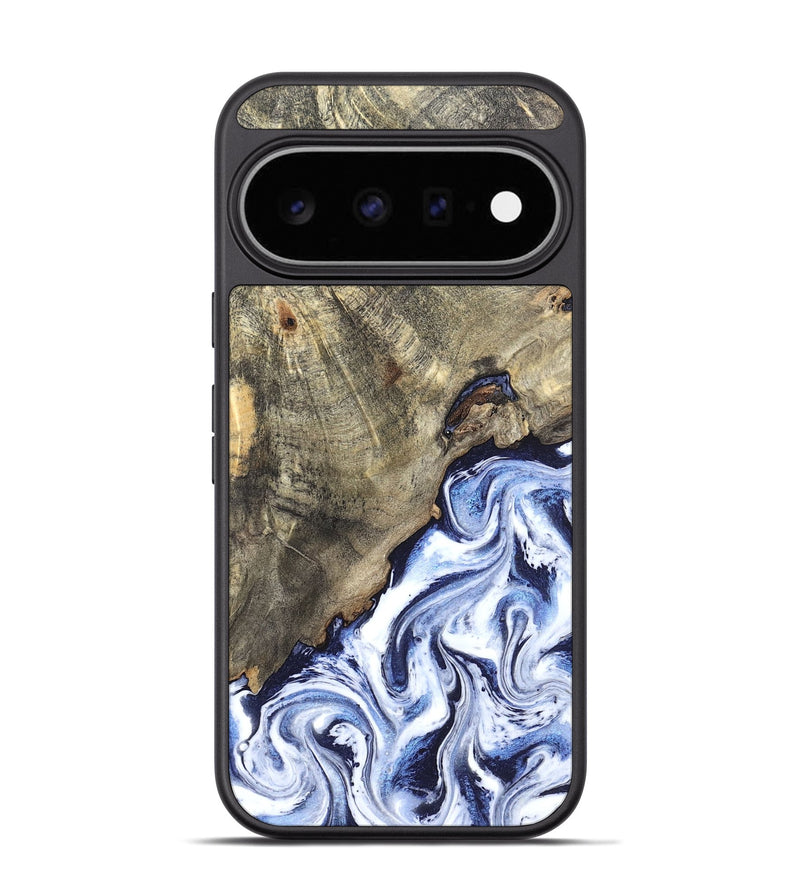 Pixel 11 Pro Wood Phone Case - Darci (Blue, 820165)