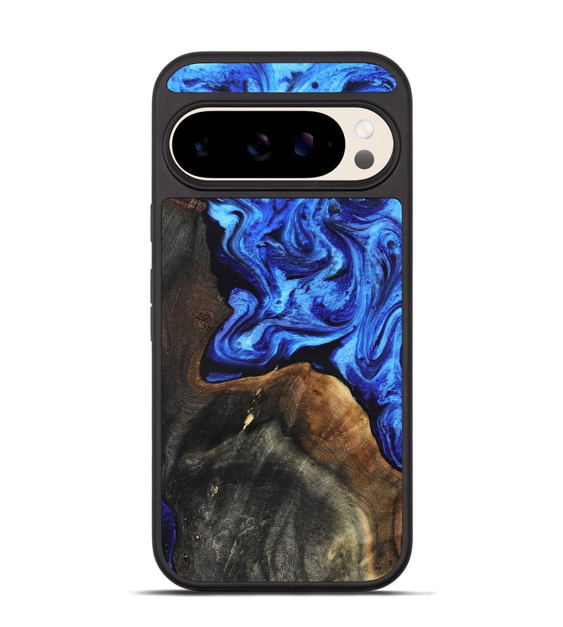Pixel 10 Pro Wood Phone Case - Paralee (Blue, 820166)