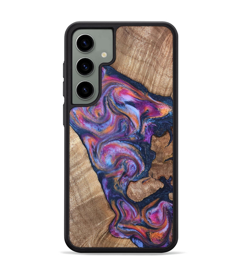 Galaxy S24 Plus Wood Phone Case - Mila (Blue, 820167)