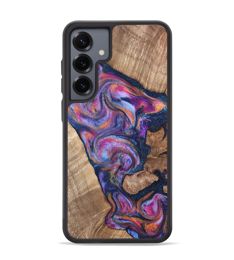 Galaxy S25 Plus Wood Phone Case - Mila (Blue, 820167)
