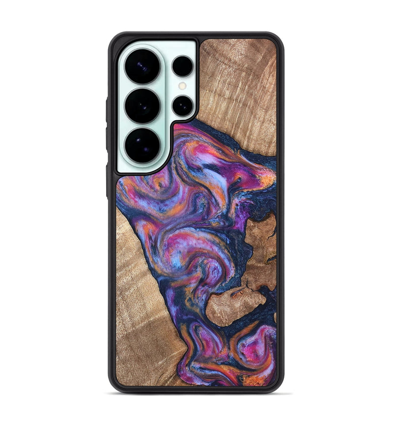 Galaxy S26 Ultra Wood Phone Case - Mila (Blue, 820167)