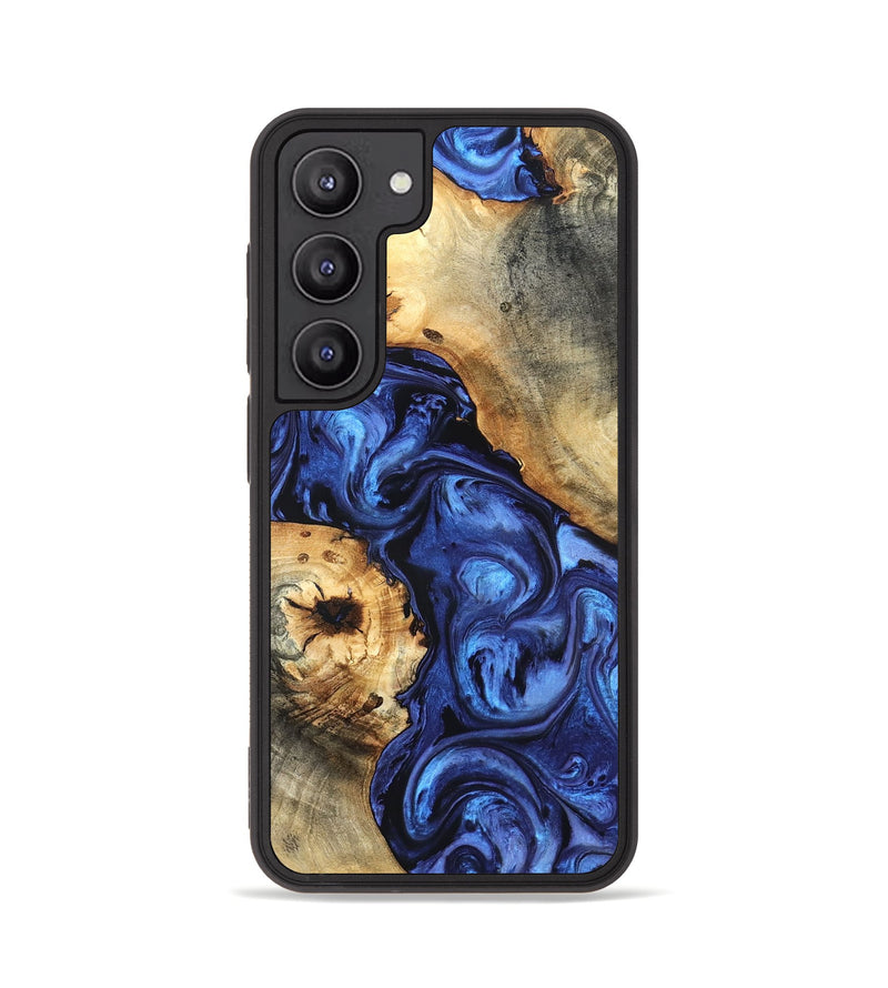 Galaxy S23 Wood Phone Case - Ward (Blue, 820168)