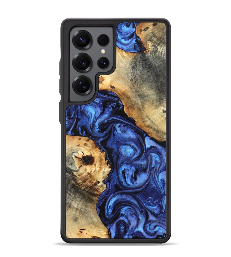 Galaxy S25 Ultra Wood Phone Case - Ward (Blue, 820168)