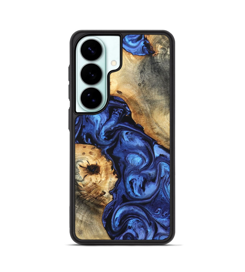 Galaxy S26 Wood Phone Case - Ward (Blue, 820168)