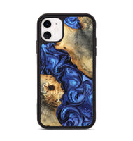 iPhone 11 Wood Phone Case - Ward (Blue, 820168)