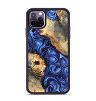 iPhone 11 Pro Max Wood Phone Case - Ward (Blue, 820168)