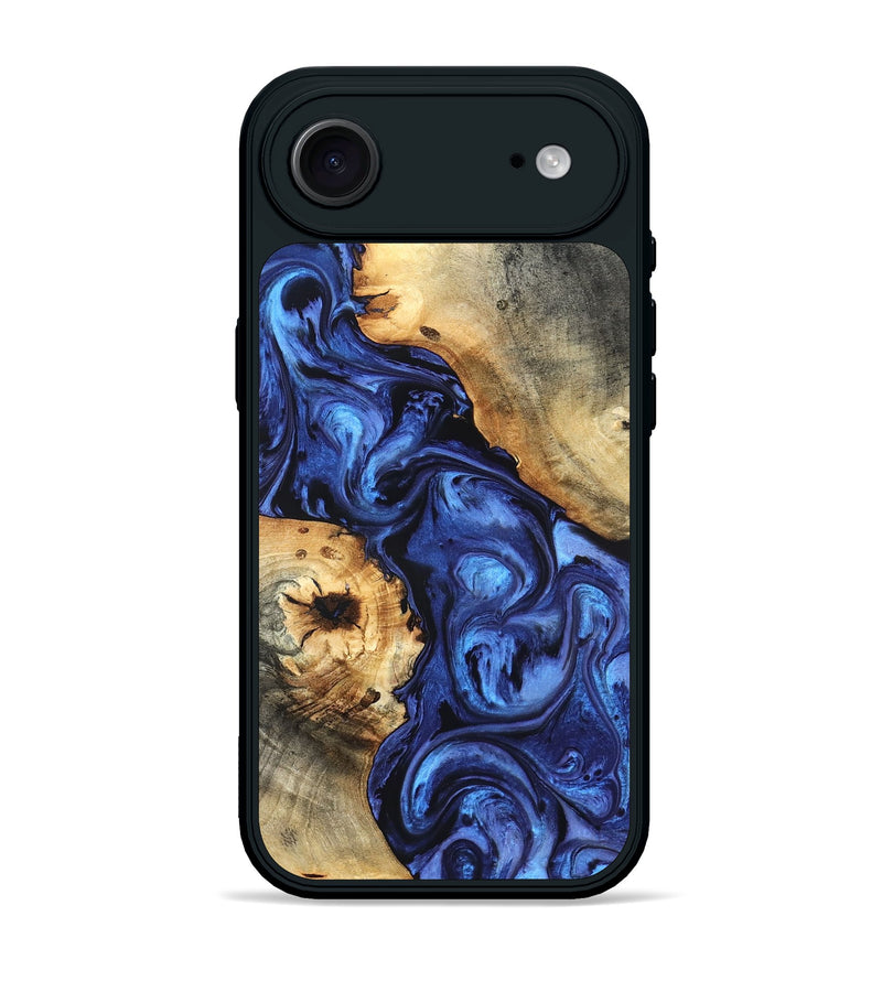 iPhone 17 Air Wood Phone Case - Ward (Blue, 820168)