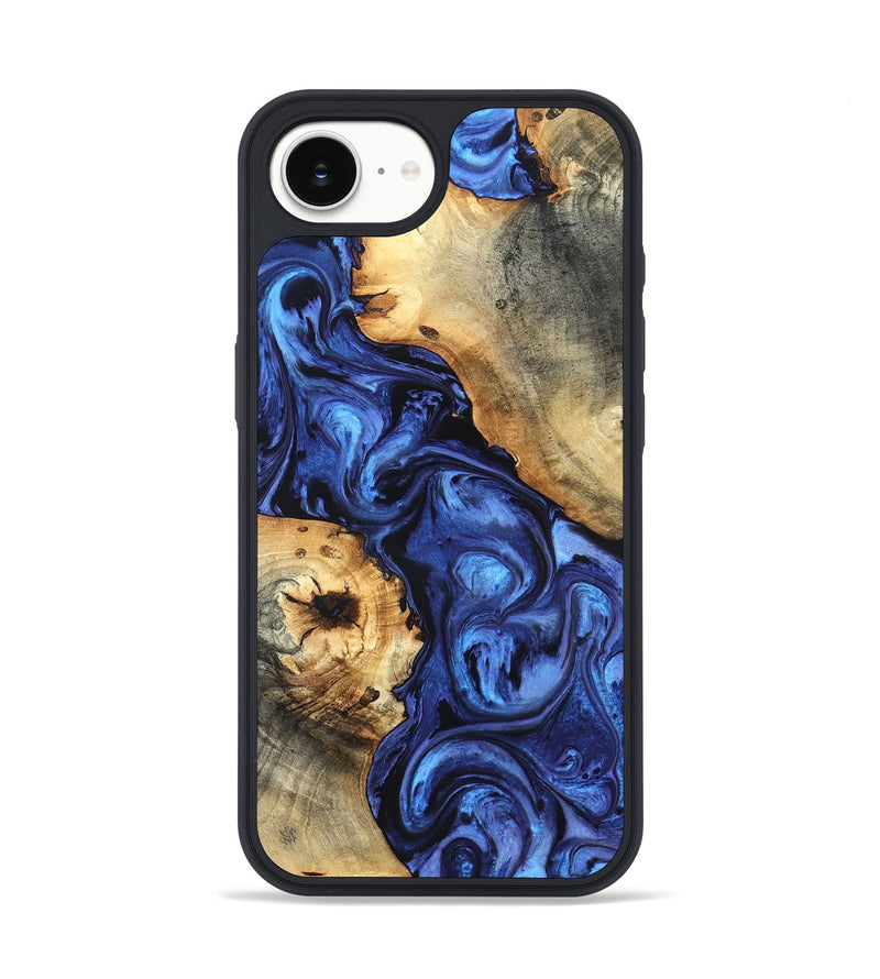 iPhone 17e Wood Phone Case - Ward (Blue, 820168)